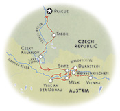 Czech Republic Austria Map